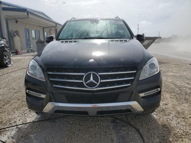 4JGDA5HB1EA351627 - 2014 MERCEDES-BENZ ML 350 4MATIC BLACK photo 5