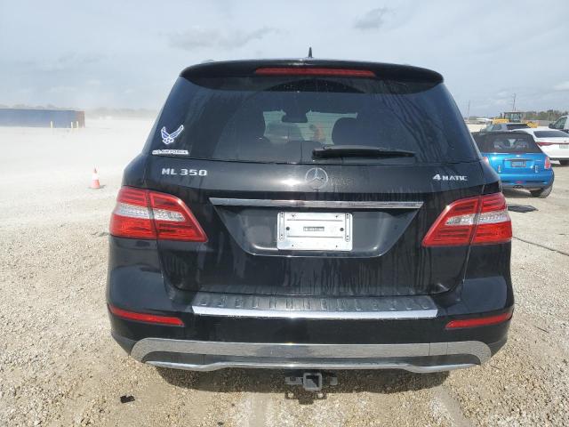 4JGDA5HB1EA351627 - 2014 MERCEDES-BENZ ML 350 4MATIC BLACK photo 6
