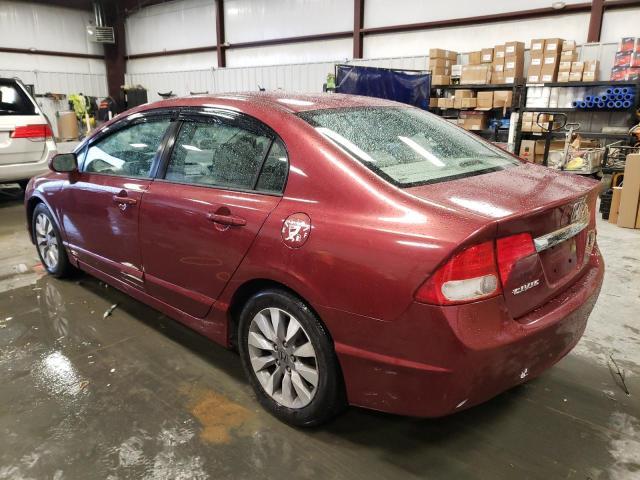 19XFA1F86AE056060 - 2010 HONDA CIVIC EX RED photo 2