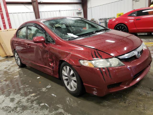 19XFA1F86AE056060 - 2010 HONDA CIVIC EX RED photo 4