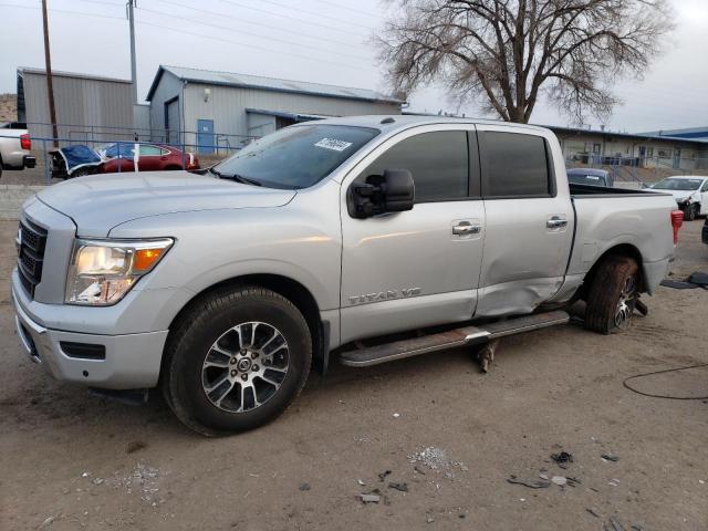 1N6AA1ED3LN504842 - 2020 NISSAN TITAN SV SILVER photo 1