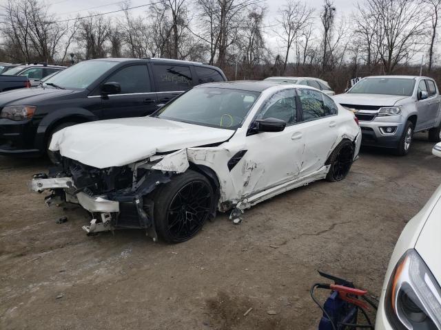 WBS33AY03NFM36952 - 2022 BMW M3 COMPETITION WHITE photo 1