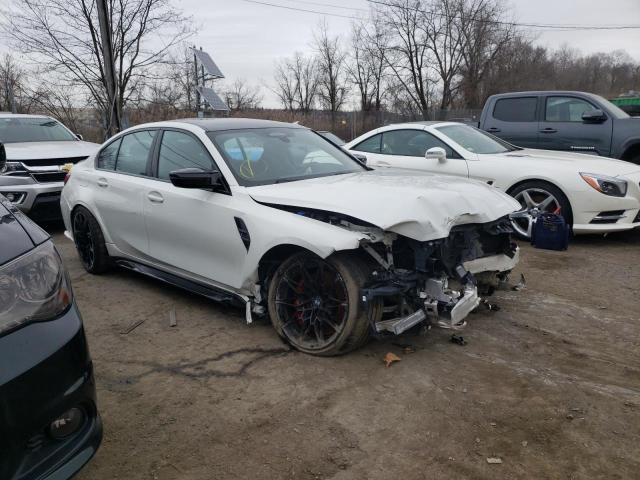 WBS33AY03NFM36952 - 2022 BMW M3 COMPETITION WHITE photo 4