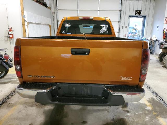 1GCDT198468262704 - 2006 CHEVROLET COLORADO ORANGE photo 6