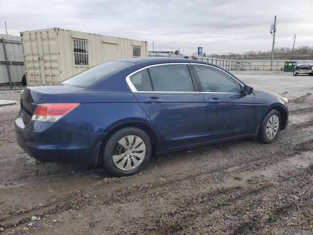 1HGCP26348A163974 - 2008 HONDA ACCORD LX BLUE photo 3