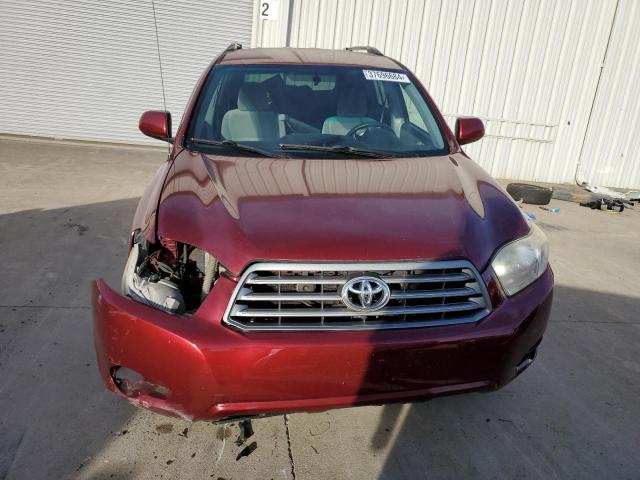 JTEDS41A682033753 - 2008 TOYOTA HIGHLANDER BURGUNDY photo 5