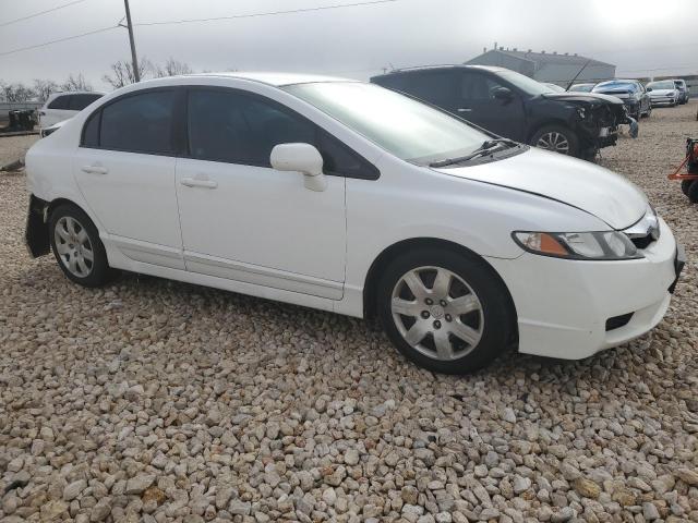 19XFA1F52BE032605 - 2011 HONDA CIVIC LX WHITE photo 4