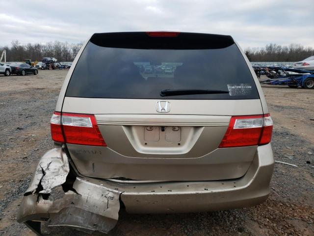 5FNRL38257B081868 - 2007 HONDA ODYSSEY LX BEIGE photo 6