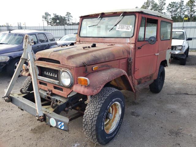 FJ40128027 - 1972 TOYOTA LANDCRUISR RED photo 2