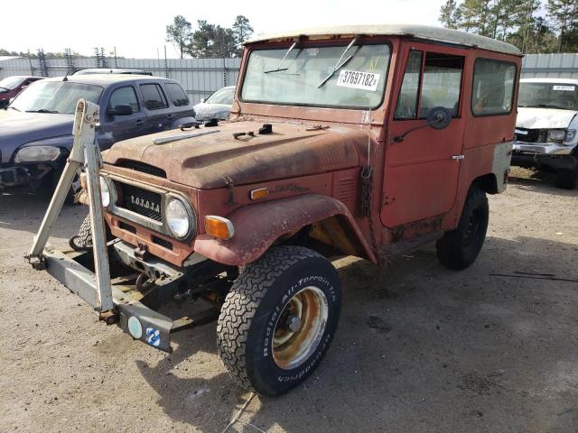 FJ40128027 - 1972 TOYOTA LANDCRUISR RED photo 9