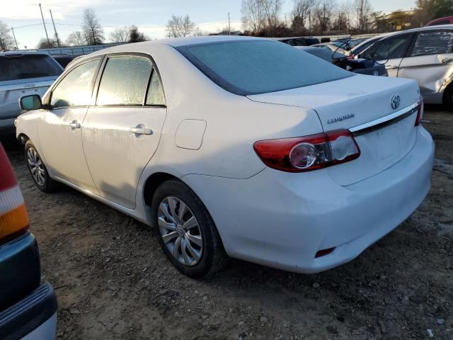 5YFBU4EE3CP019838 - 2012 TOYOTA COROLLA BASE WHITE photo 2