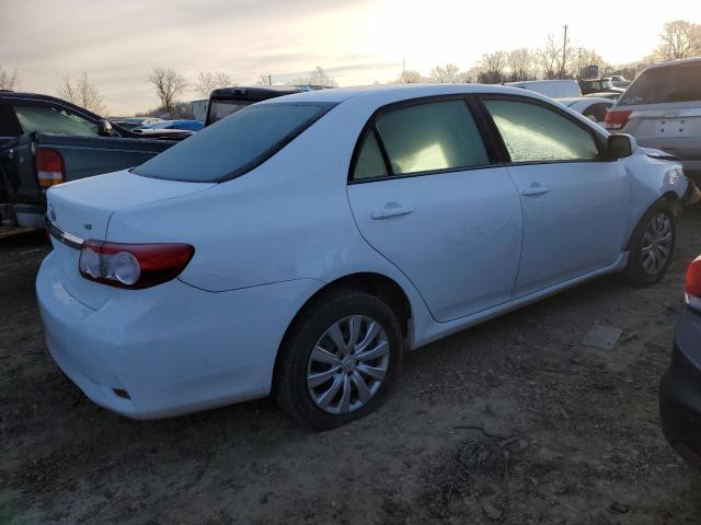 5YFBU4EE3CP019838 - 2012 TOYOTA COROLLA BASE WHITE photo 3