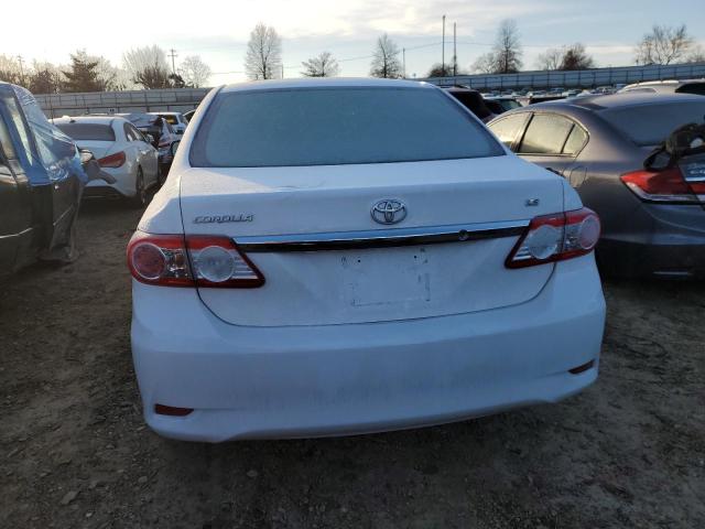 5YFBU4EE3CP019838 - 2012 TOYOTA COROLLA BASE WHITE photo 6