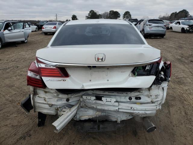 1HGCR2F88GA054261 - 2016 HONDA ACCORD EXL WHITE photo 6