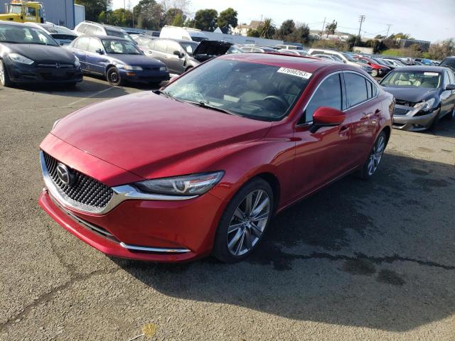 JM1GL1XY3K1502649 - 2019 MAZDA 6 SIGNATURE BURGUNDY photo 1