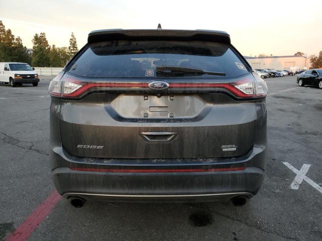 2FMPK3J96HBB16915 - 2017 FORD EDGE SEL GRAY photo 6