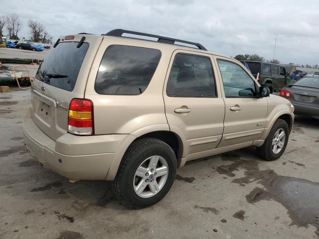 1FMCU49H17KA04778 - 2007 FORD ESCAPE HEV BEIGE photo 3