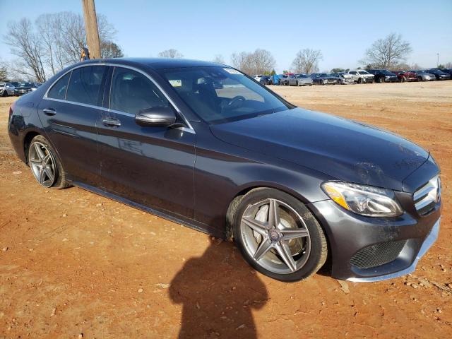 55SWF4JB2GU127018 - 2016 MERCEDES-BENZ C 300 GRAY photo 4