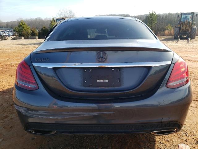 55SWF4JB2GU127018 - 2016 MERCEDES-BENZ C 300 GRAY photo 6