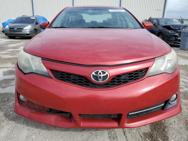 4T1BF1FK0EU756820 - 2014 TOYOTA CAMRY L RED photo 5