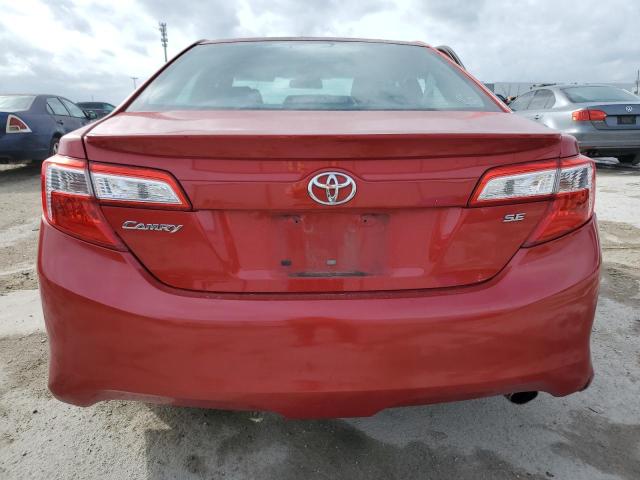 4T1BF1FK0EU756820 - 2014 TOYOTA CAMRY L RED photo 6