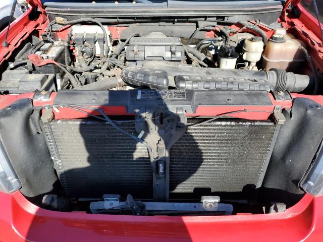 1FTPX14508FB45781 - 2008 FORD F150 RED photo 11