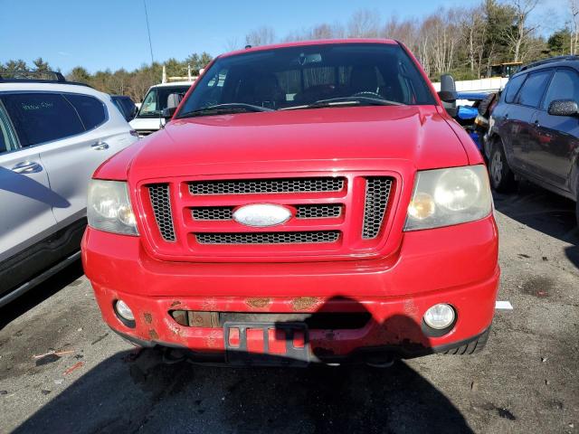 1FTPX14508FB45781 - 2008 FORD F150 RED photo 5