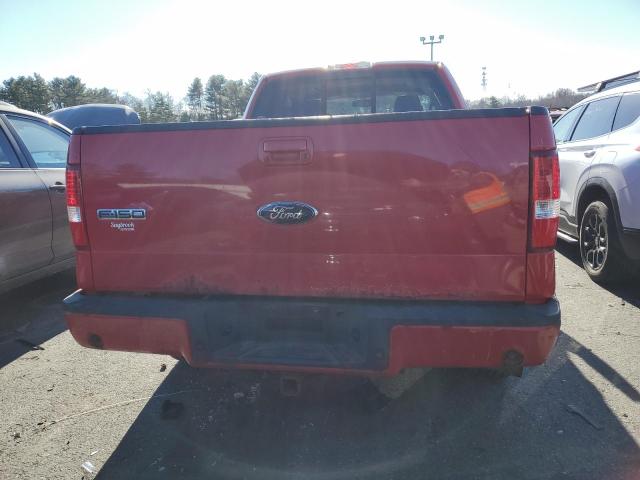 1FTPX14508FB45781 - 2008 FORD F150 RED photo 6