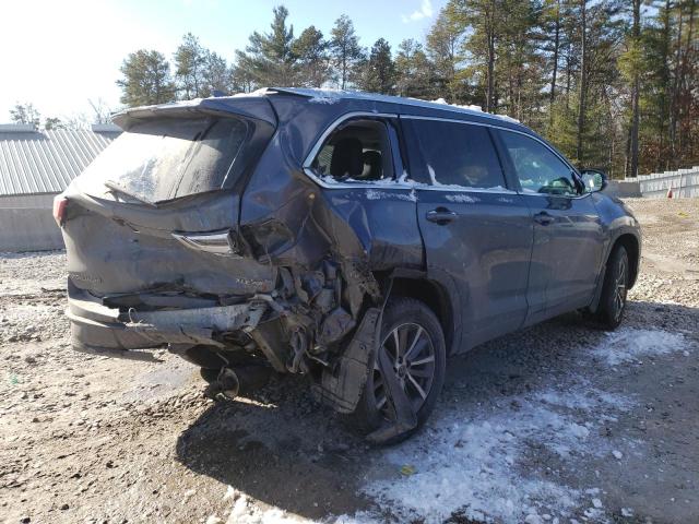 5TDJZRFH0KS966456 - 2019 TOYOTA HIGHLANDER SE GRAY photo 3