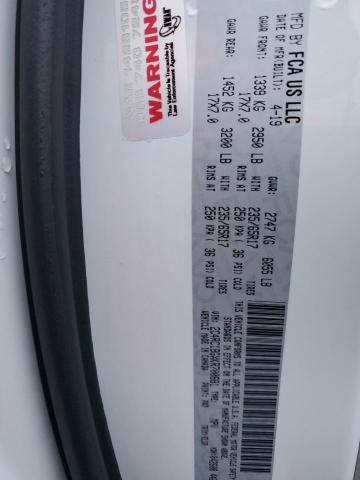 2C4RC1BGXKR700681 - 2019 CHRYSLER PACIFICA TOURING L თეთრი ფოტო 13