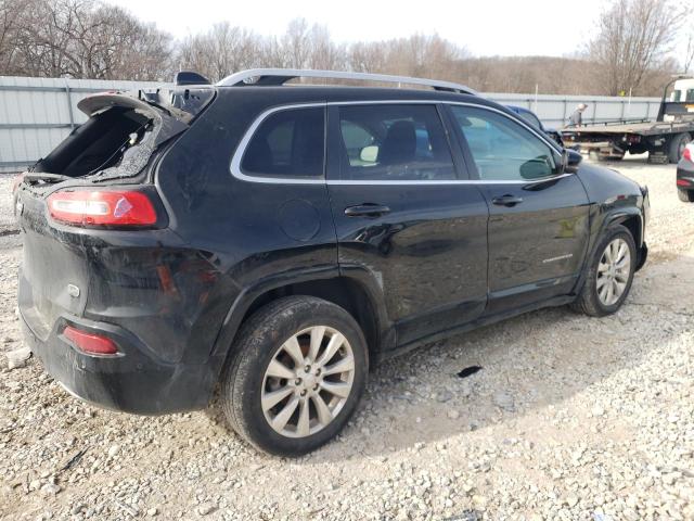 1C4PJLJB3HD233775 - 2017 JEEP CHEROKEE OVERLAND BLACK photo 3