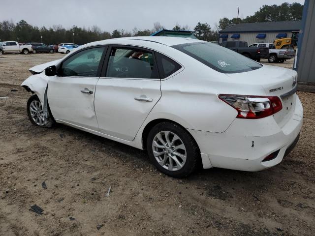 3N1AB7AP7KY212960 - 2019 NISSAN SENTRA S WHITE photo 2