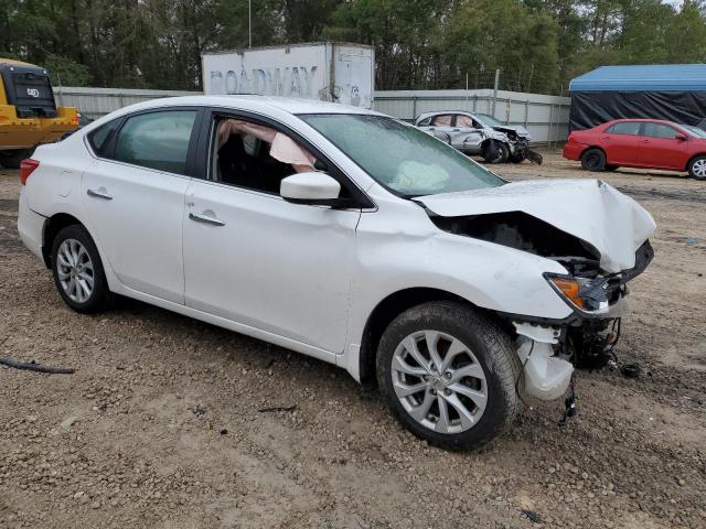 3N1AB7AP7KY212960 - 2019 NISSAN SENTRA S WHITE photo 4