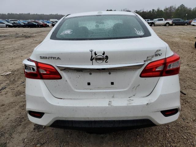 3N1AB7AP7KY212960 - 2019 NISSAN SENTRA S WHITE photo 6