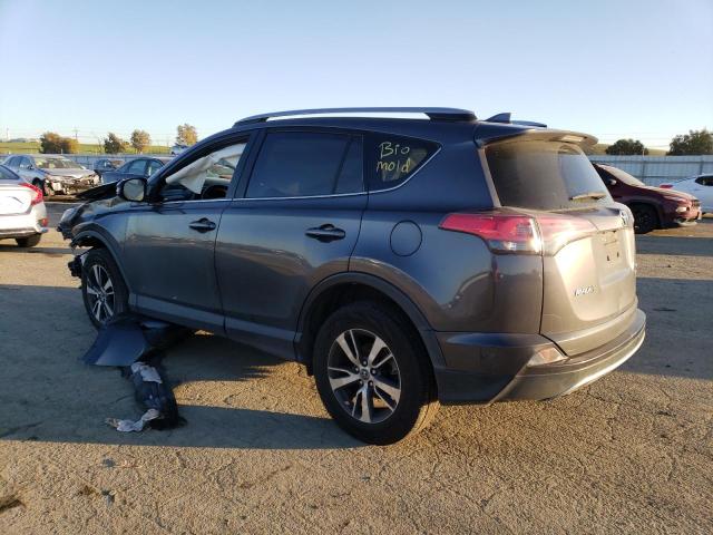 JTMRFREV0JJ241700 - 2018 TOYOTA RAV4 ADVENTURE GRAY photo 2