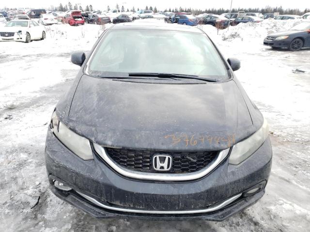 2HGFB2F55DH103095 - 2013 HONDA CIVIC LX BLACK photo 5