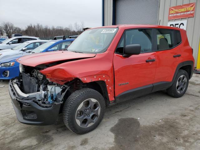 ZACCJBAW8GPD79925 - 2016 JEEP RENEGADE SPORT Կարմիր լուսանկար 1