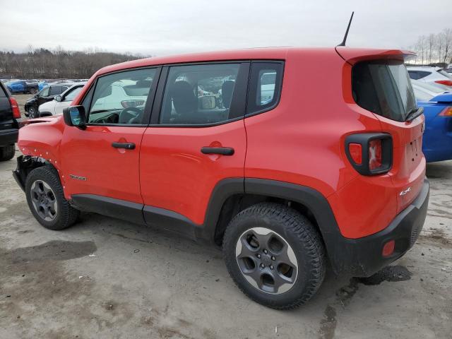ZACCJBAW8GPD79925 - 2016 JEEP RENEGADE SPORT Կարմիր լուսանկար 2