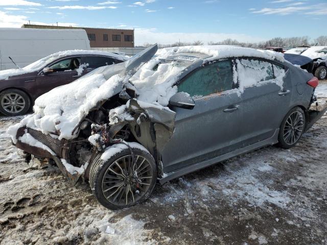 KMHD04LB1HU348041 - 2017 HYUNDAI ELANTRA SPORT GRAY photo 1