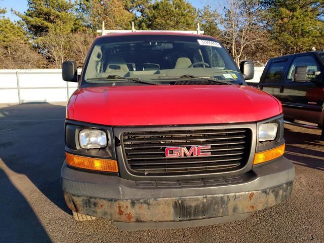 1GTGG29K991104780 - 2009 GMC SAVANA G2500 RED photo 5