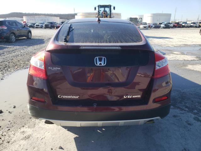 5J6TF2H56DL004804 - 2013 HONDA CROSSTOUR EXL MAROON photo 6