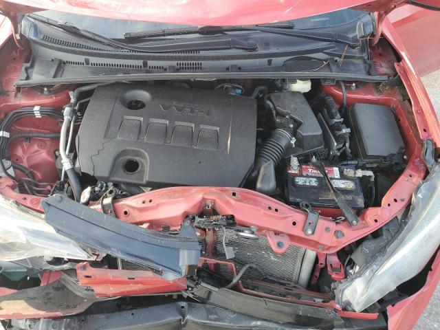 2T1BURHE8HC821074 - 2017 TOYOTA COROLLA L RED photo 11