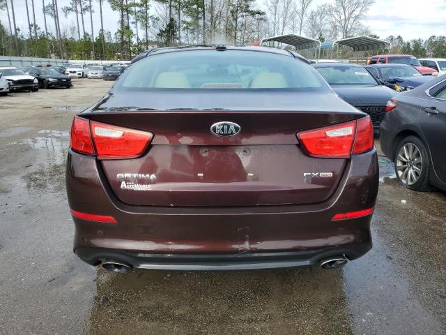 5XXGN4A70FG390513 - 2015 KIA OPTIMA EX BURGUNDY photo 6