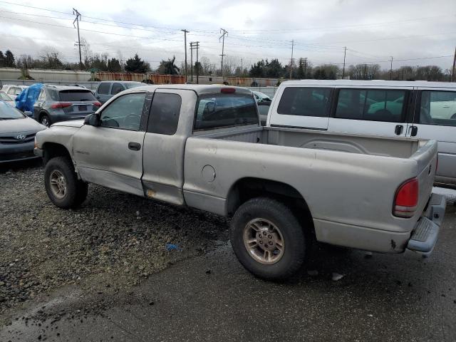 1B7GG22X8XS278045 - 1999 DODGE DAKOTA GRAY photo 2