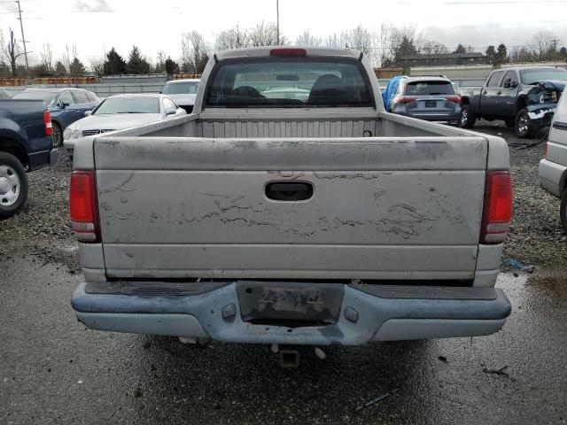 1B7GG22X8XS278045 - 1999 DODGE DAKOTA GRAY photo 6