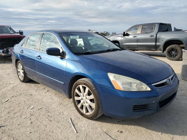 1HGCM66556A038125 - 2006 HONDA ACCORD EX BLUE photo 4