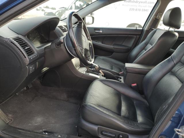 1HGCM66556A038125 - 2006 HONDA ACCORD EX BLUE photo 7