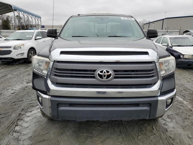 5TFUW5F18EX381348 - 2014 TOYOTA TUNDRA DOUBLE CAB SR/SR5 BLACK photo 5