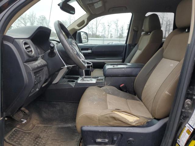 5TFUW5F18EX381348 - 2014 TOYOTA TUNDRA DOUBLE CAB SR/SR5 BLACK photo 7