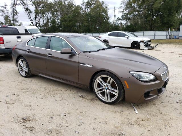 WBA6B4C5XDD098646 - 2013 BMW 650 XI BROWN photo 4